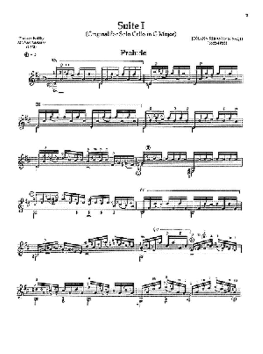 Johann Sebastian Bach - Cello Suite 1 Cello scores gallery preview page 4