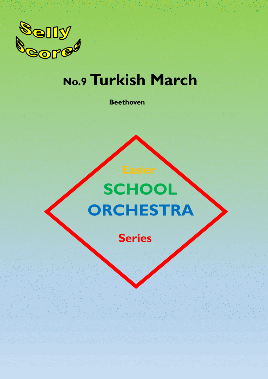 EASIER SCHOOL ORCHESTRA SERIES 9 Turkish March Beethoven Full Orchestra scores gallery preview page 1
