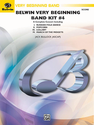 Book cover for Belwin Very Beginning Band Kit #4