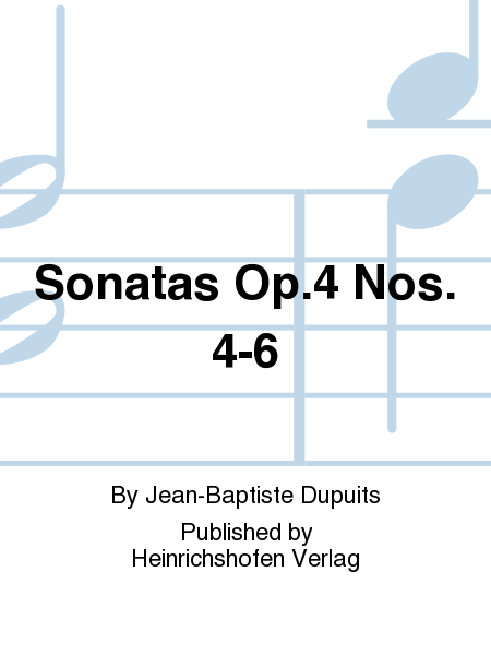 Sonatas Op. 4 Nos. 4-6