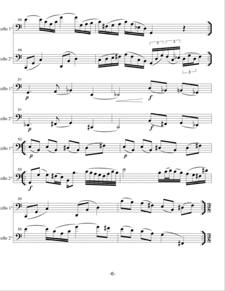 CELLOS N°7 Cello Solo scores gallery preview page 6