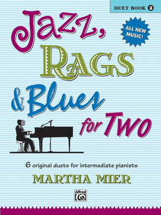 Book cover for Jazz, Rags & Blues for Two, Book 2