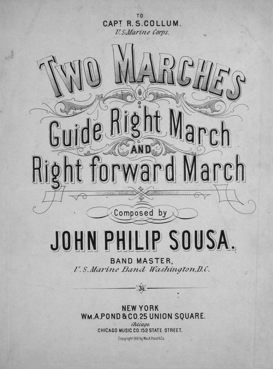 Two Marches. Guide Right March