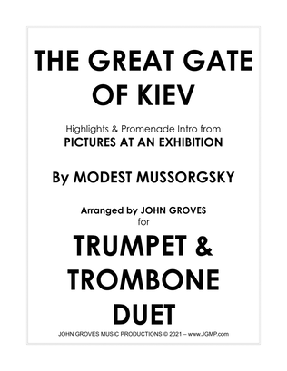 The Great Gate of Kiev from Pictures at an Exhibition - Trumpet & Trombone Duet
