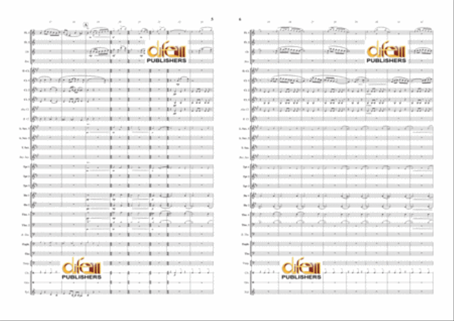 Danzon 2 Concert Band scores gallery preview page 3