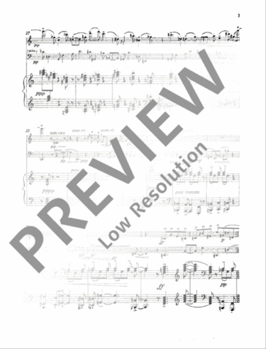 Chamber sonata Piano Trio scores gallery preview page 8
