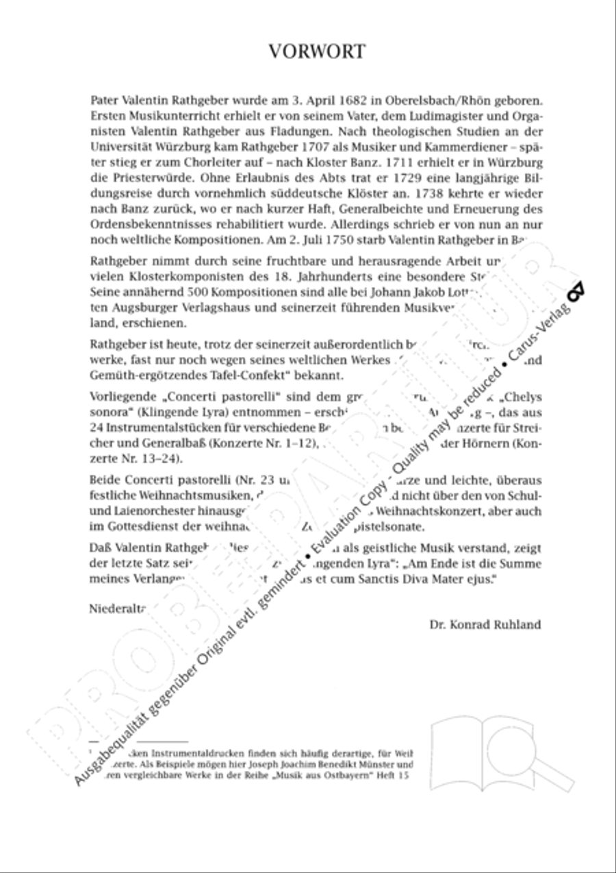 Concerto pastorello 23 + 24 Score scores gallery preview page 5