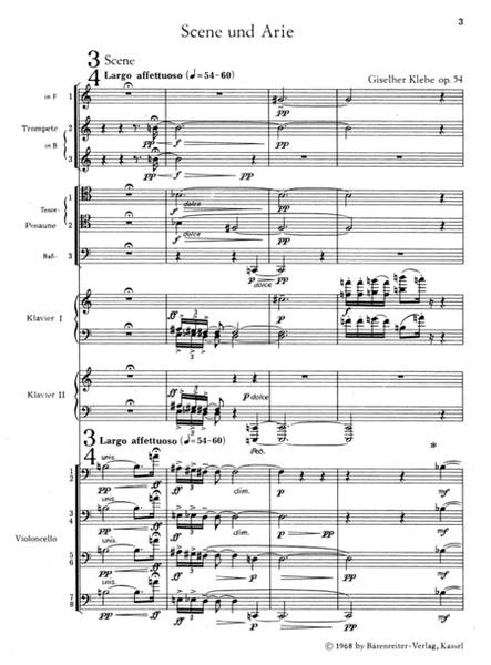Scene und Arie, Op. 54