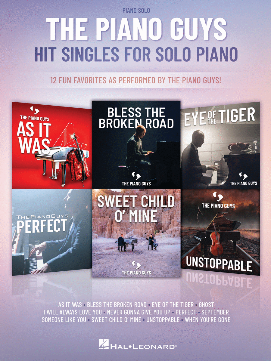 The Piano Guys Hit Singles for Piano Solo