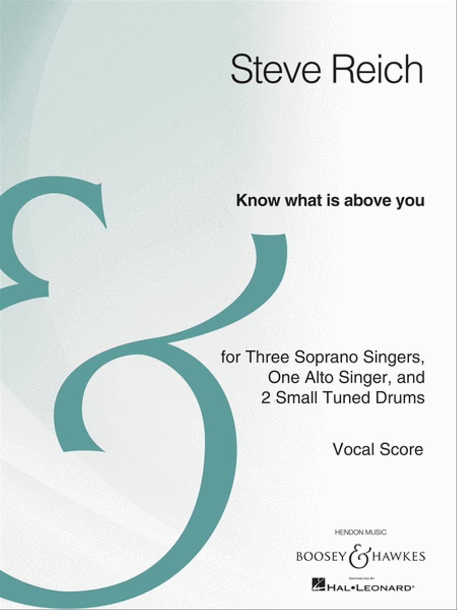 Know What Is Above You 4-Part scores gallery preview page 1