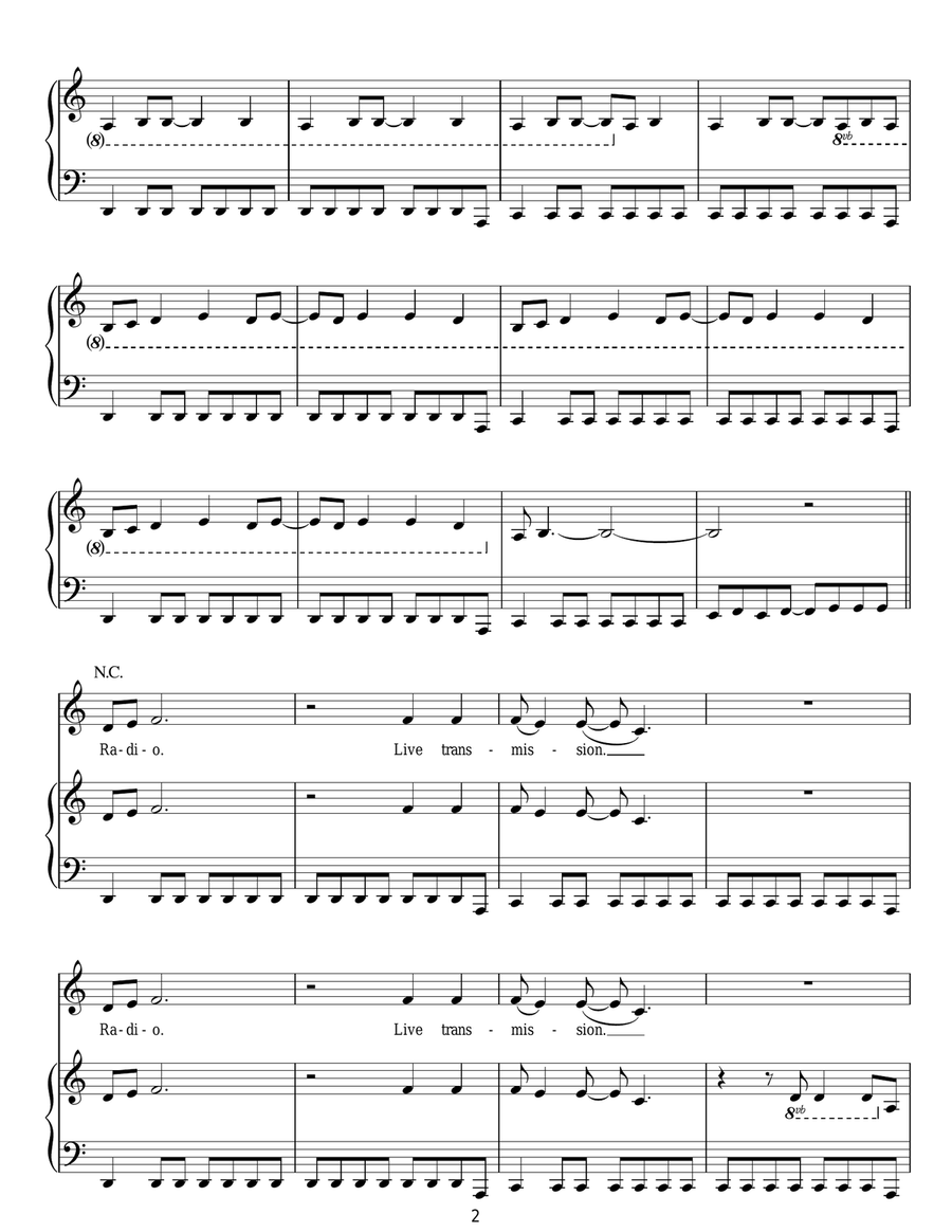 Transmission Transmission Acoustic Guitar scores gallery preview page 2