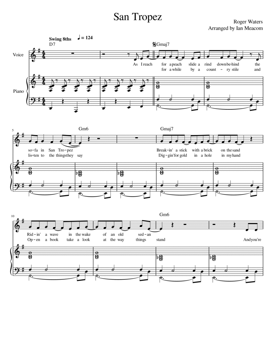 Echoes Echoes Voice scores gallery preview page 1