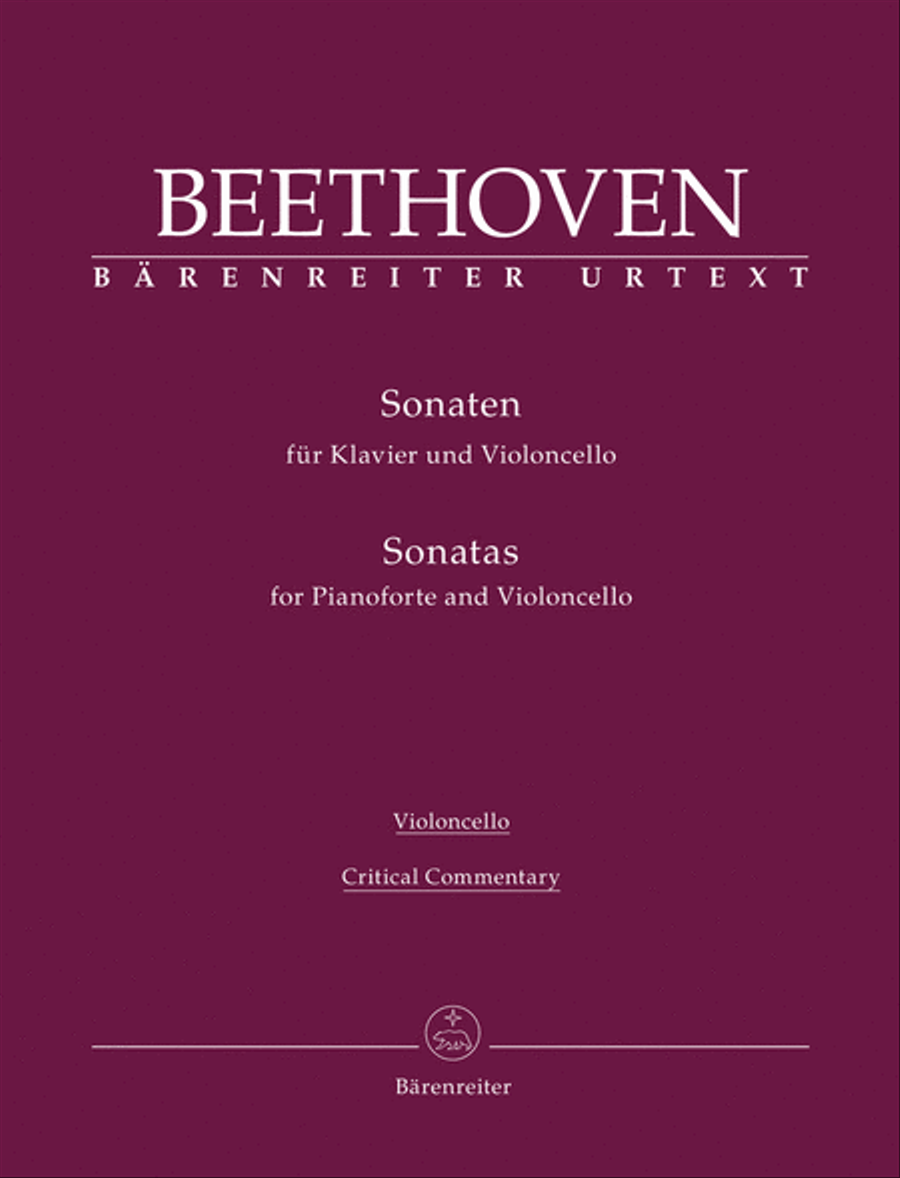 Sonatas for Piano and Violoncello Piano scores gallery preview page 1