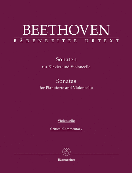 Sonatas for Piano and Violoncello by Ludwig van Beethoven Piano - Sheet Music