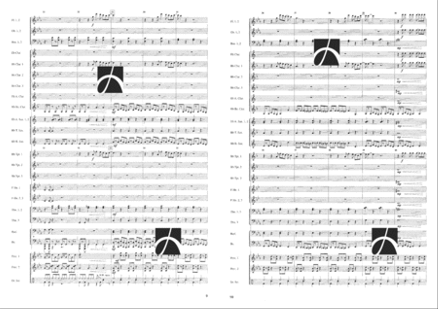 Cervo a Primavera Concert Band scores gallery preview page 5