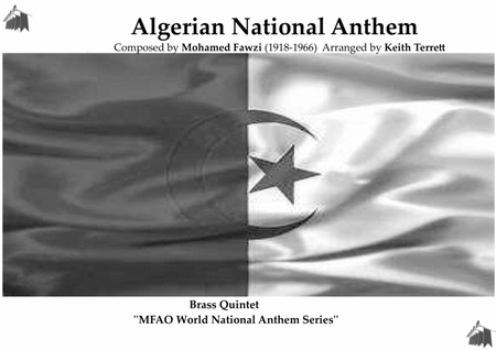 Algerian National Anthem for Brass Quintet image number null