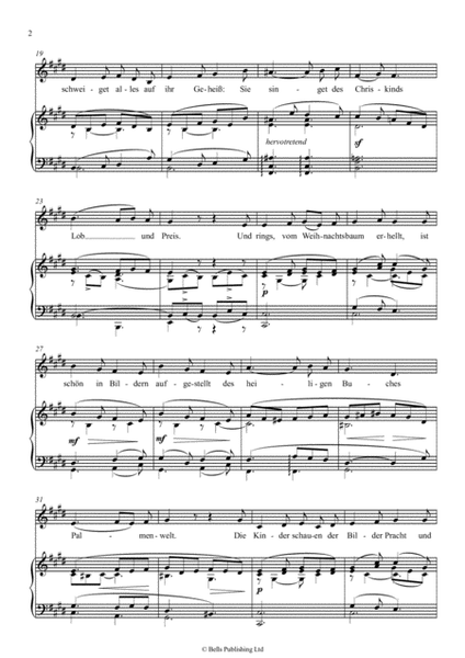 Christbaum, Op. 8 No. 1 (E Major)