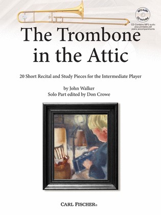 Book cover for The Trombone in the Attic
