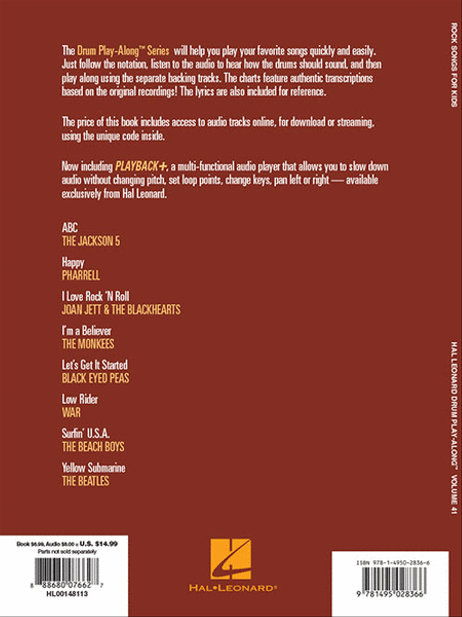 Rock Songs for Kids Rock Songs for Kids Percussion scores gallery preview page 5
