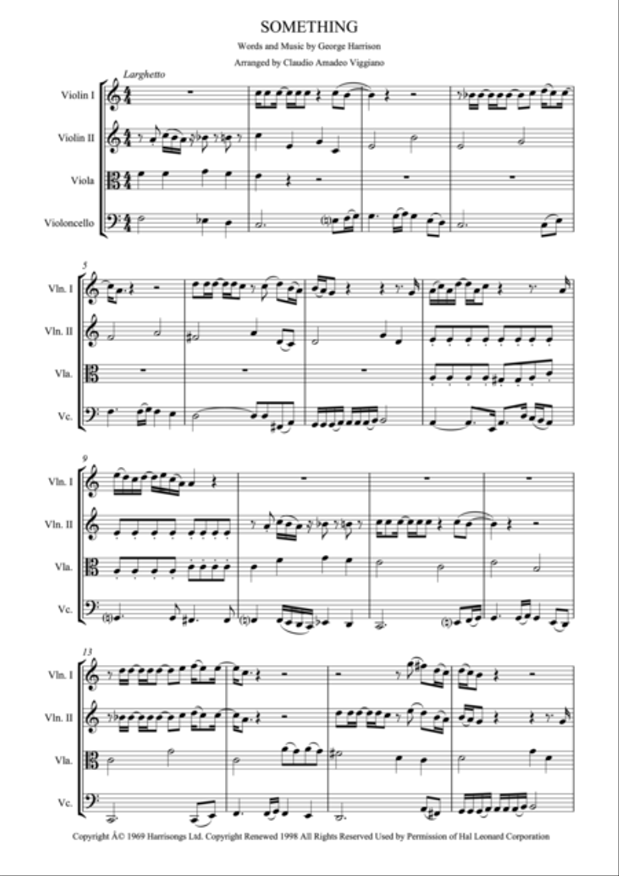 Something Something String Quartet scores gallery preview page 2