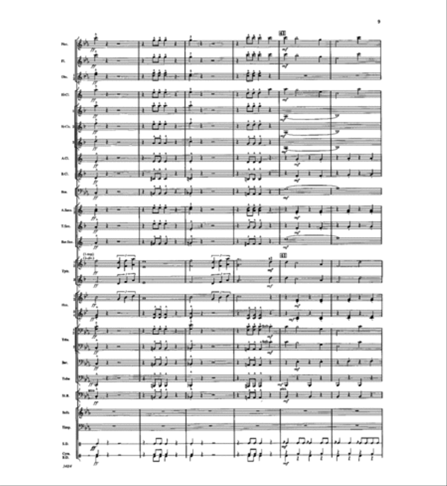 The Americans The Americans Concert Band scores gallery preview page 8