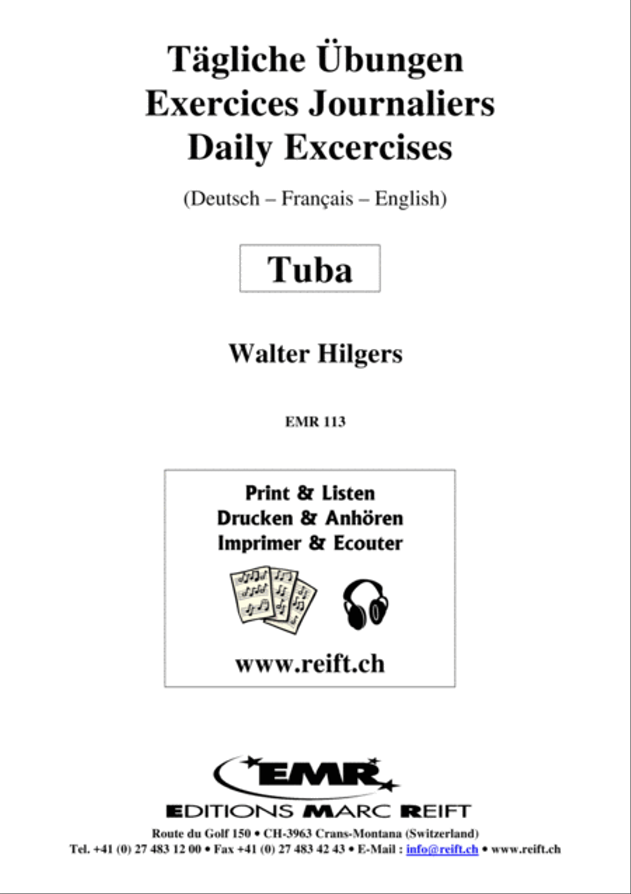 Tagliche Ubungen / Exercices Journaliers / Daily Drills Tuba scores gallery preview page 2