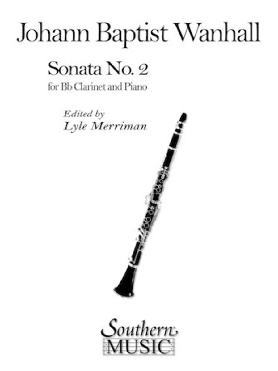 Sonata No. 2 (Archive) B-Flat Clarinet scores gallery preview page 1