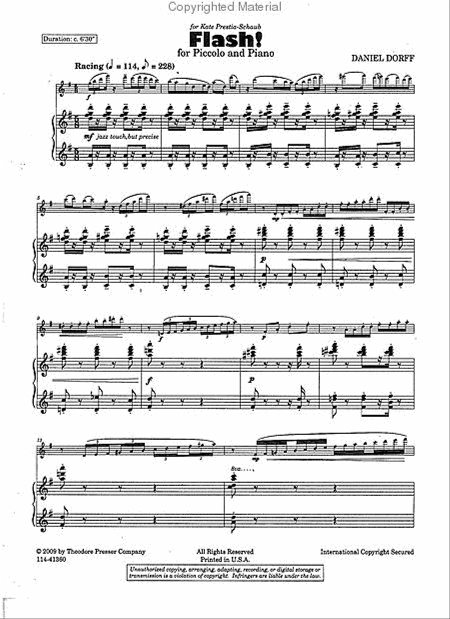 FLASH! FLASH! Chamber Music scores gallery preview page 2