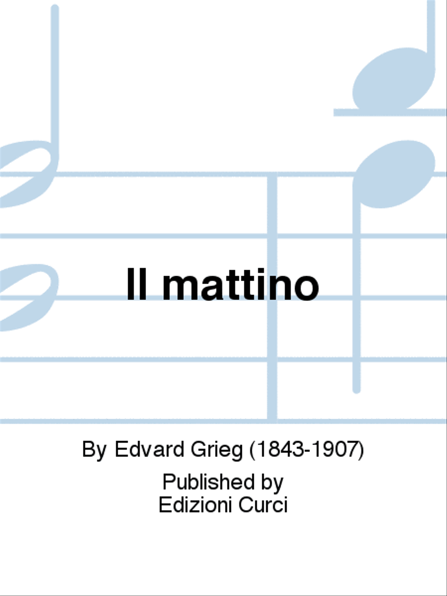 Il mattino Piano Solo scores gallery preview page 1