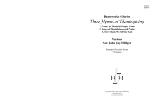 Book cover for 3 Hymns of Thanksgiving