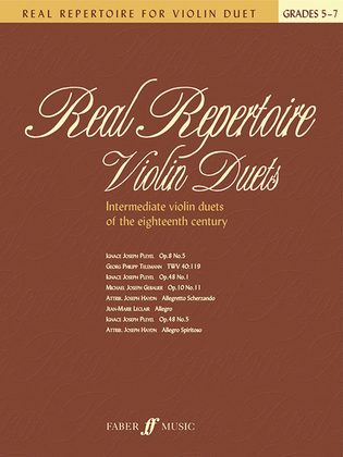 Real Repertoire - Violin Duets