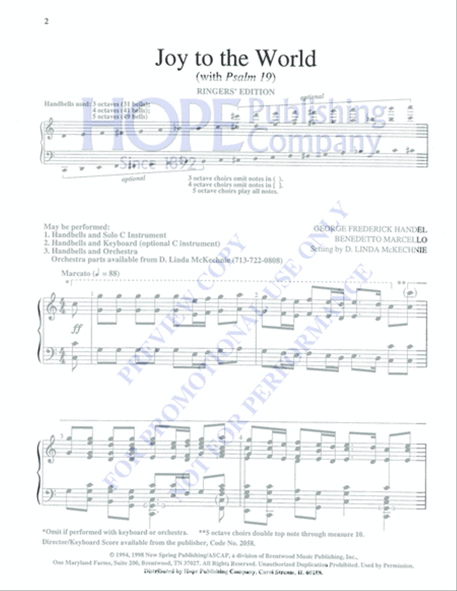 Joy to the World Orchestra scores gallery preview page 2