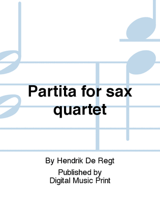 Partita for sax quartet