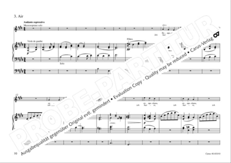 Oratorio de Noel (Weihnachtsoratorium) 4-Part scores gallery preview page 11