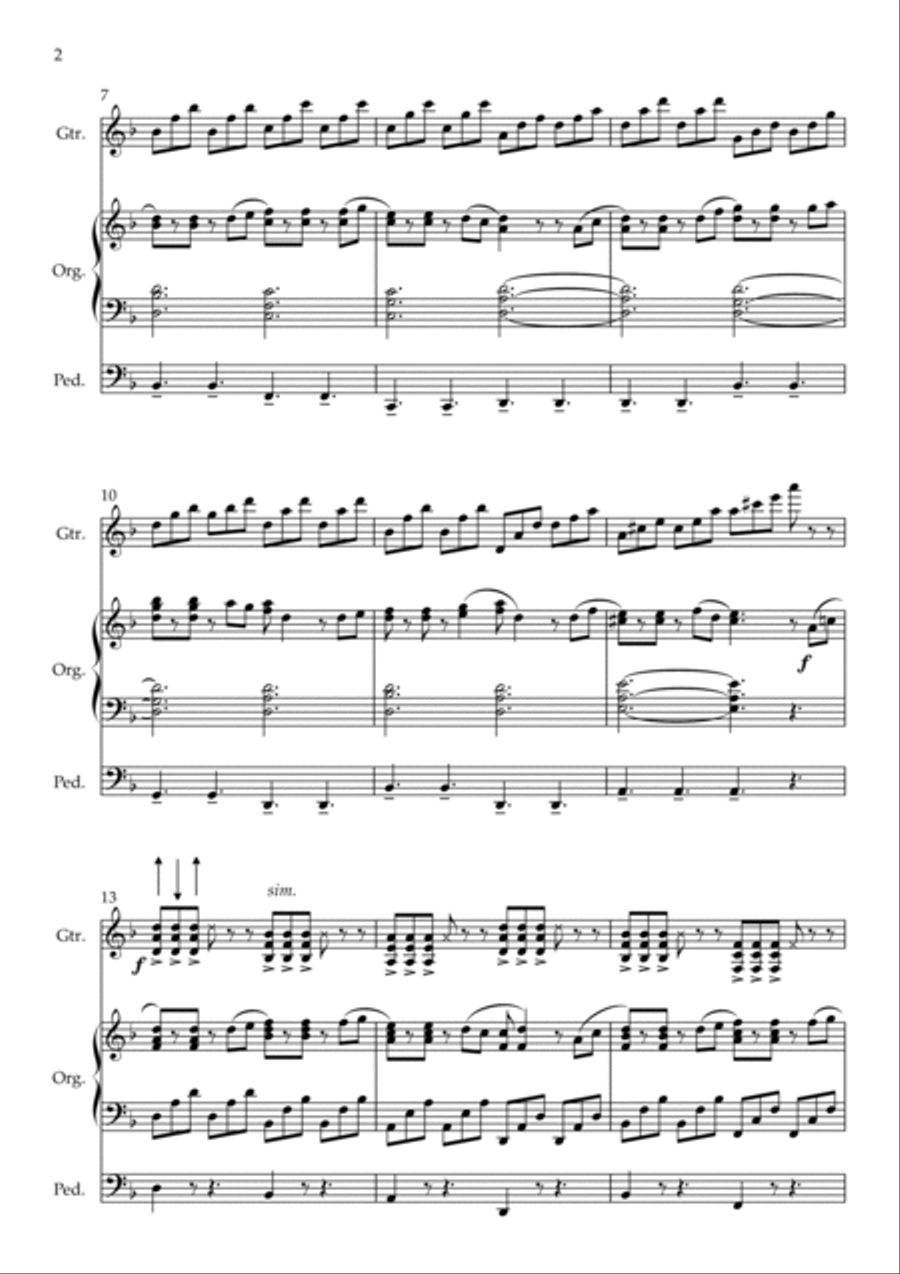 Pirates Of The Caribbean Pirates Of The Caribbean Organ Solo scores gallery preview page 2