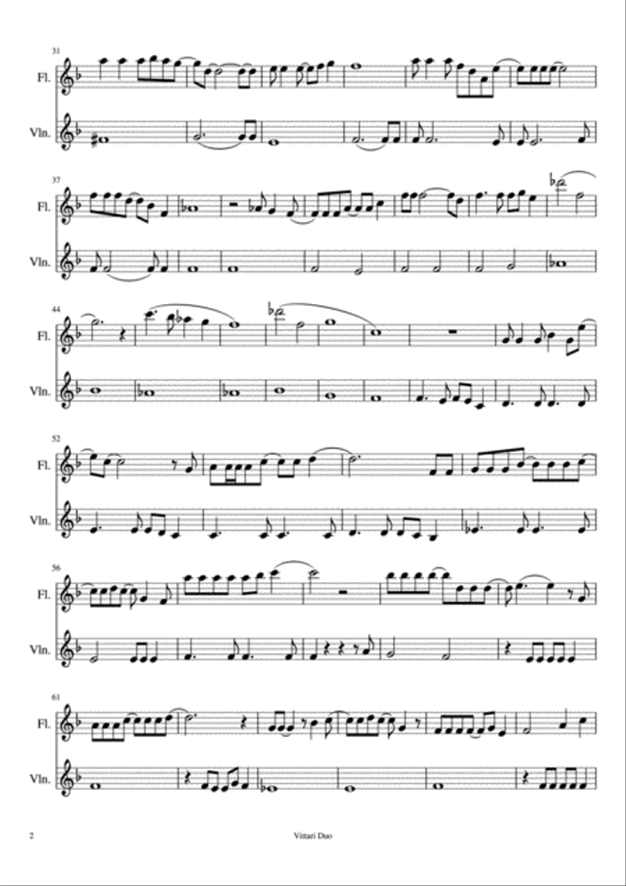 Goodbye Yellow Brick Road Violin Solo scores gallery preview page 2