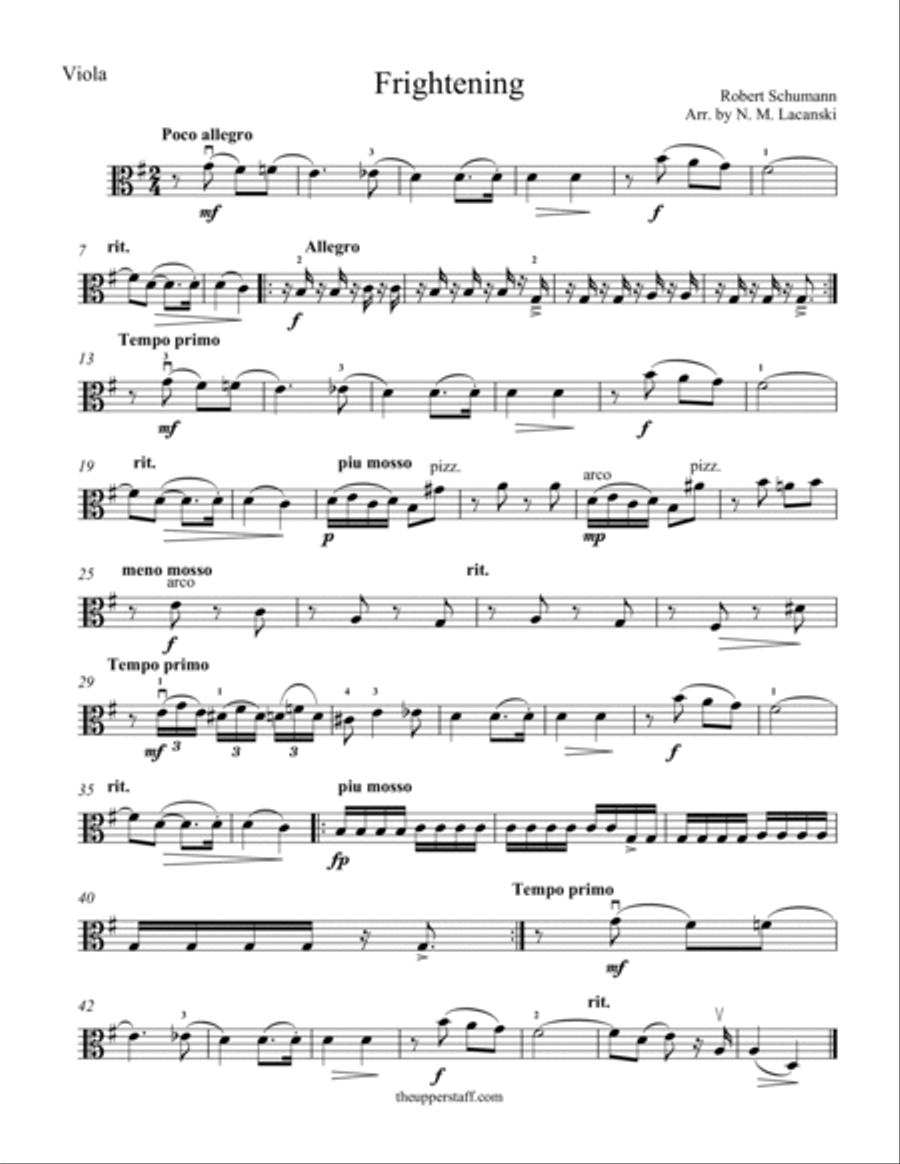Frightening String Orchestra scores gallery preview page 3