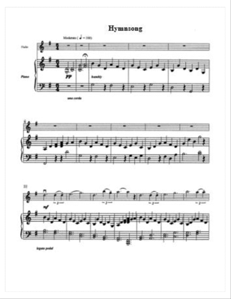 HYMNSONG Violin Solo scores gallery preview page 2