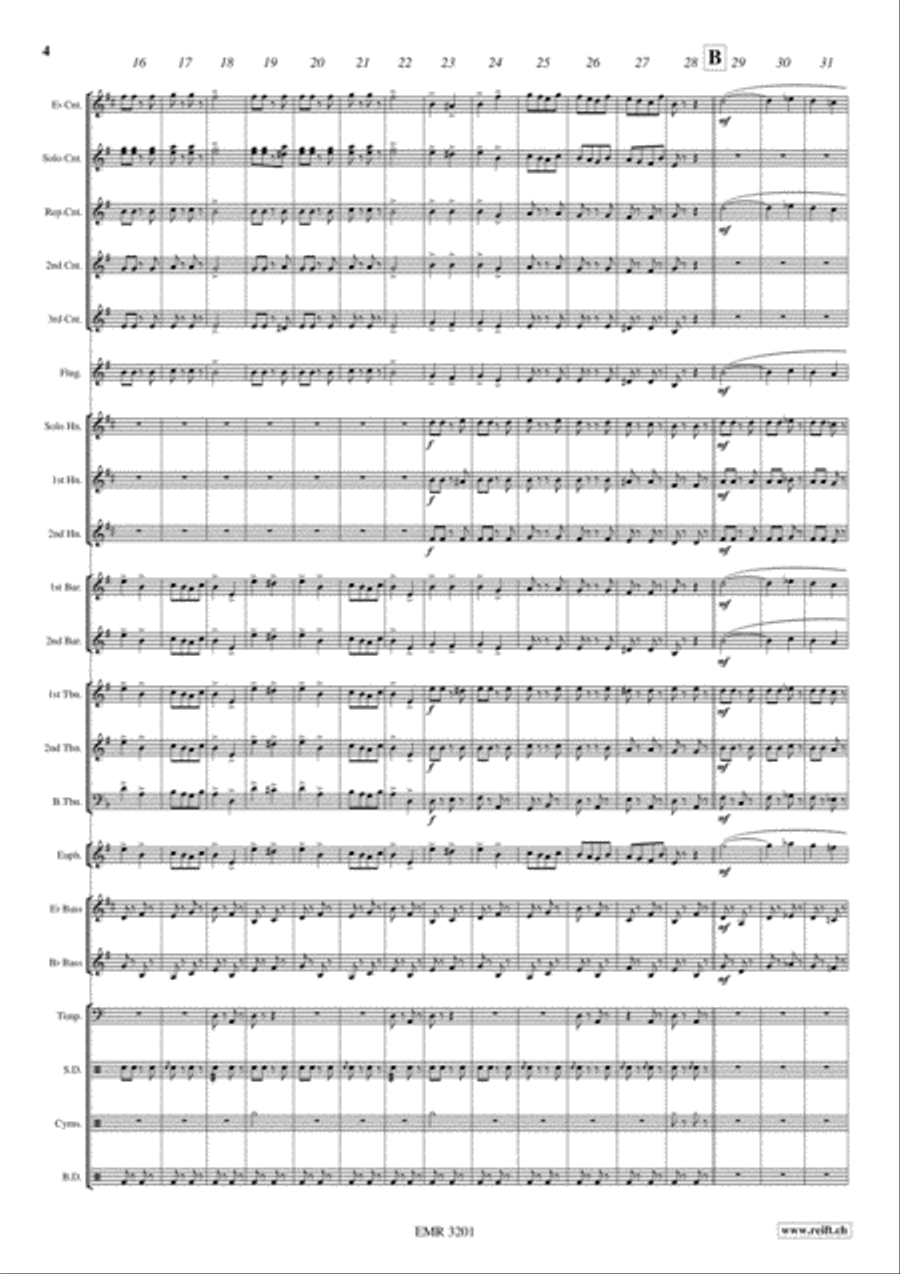 Wine Of Tokay Brass Band scores gallery preview page 5