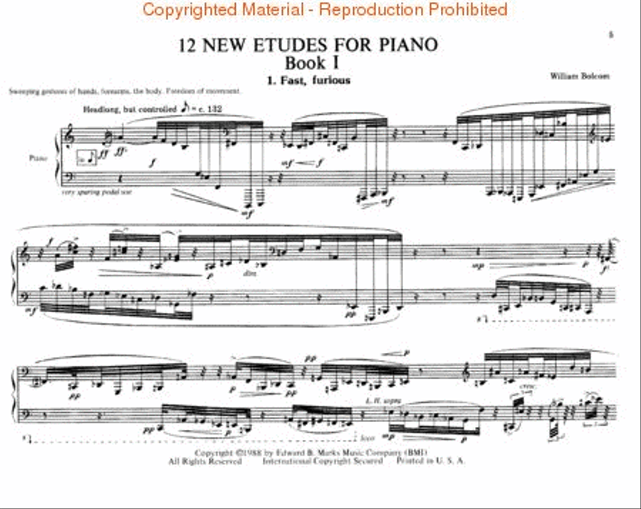 12 New Etudes for Piano