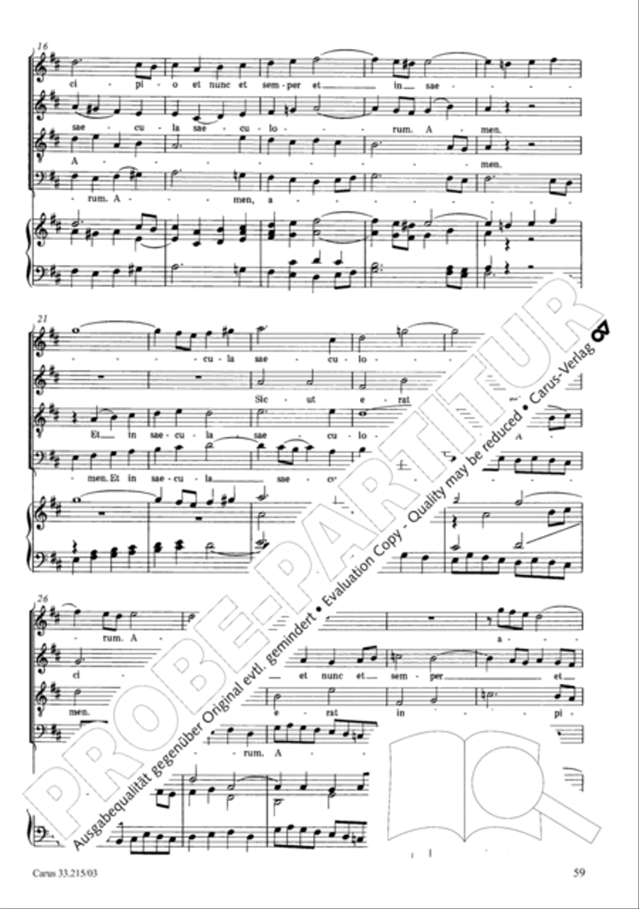 Magnificat Magnificat 4-Part scores gallery preview page 60