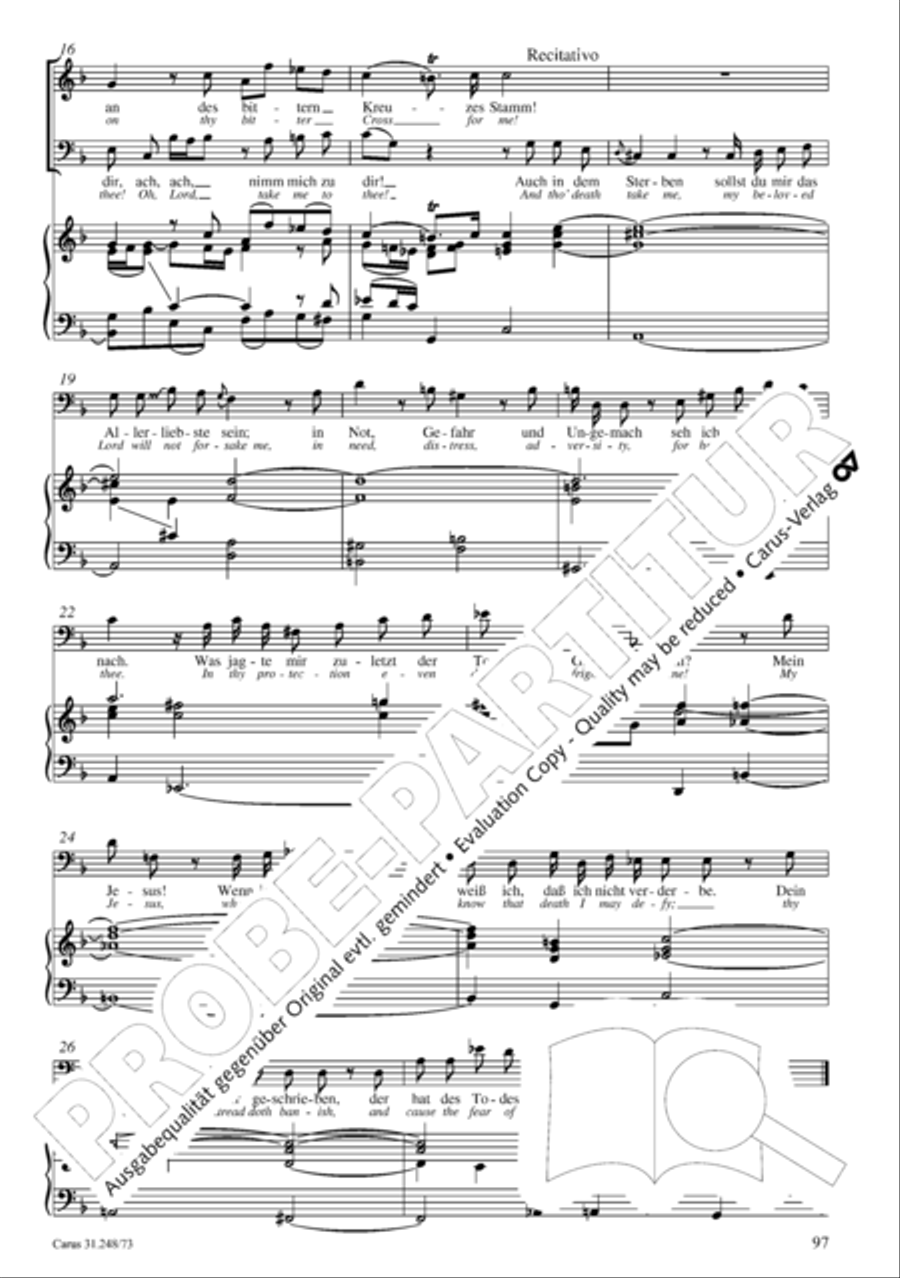 Christmas Oratorio (Weihnachtsoratorium, Teile IV-VI) 4-Part scores gallery preview page 18