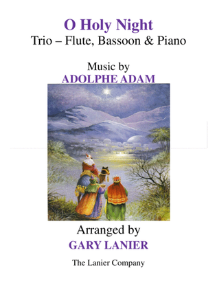 Book cover for O HOLY NIGHT (Trio – Flute, Bassoon and Piano with Parts)