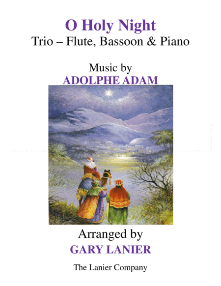O HOLY NIGHT (Trio – Flute, Bassoon and Piano with Parts) image number null