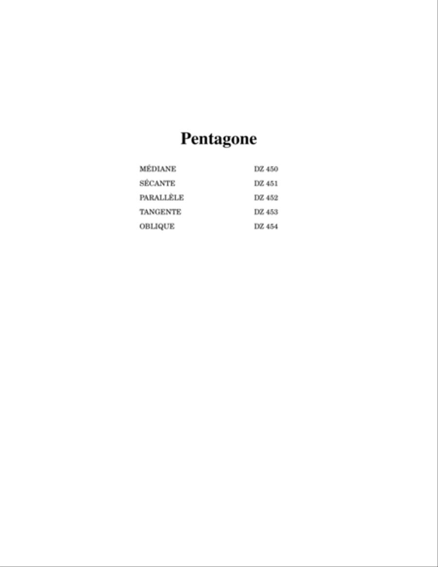 Pentagone - Sécante Classical Guitar scores gallery preview page 2