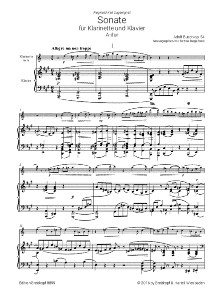 Sonata in A major Op. 54