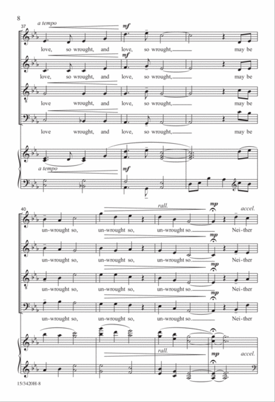 If Thou Must Love Me If Thou Must Love Me 4-Part scores gallery preview page 8