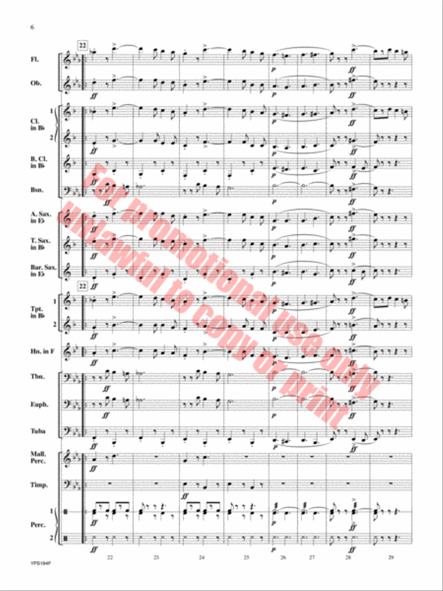 Power Power Concert Band scores gallery preview page 7