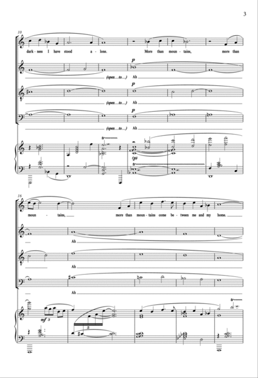 The Settling Years: 2. Beneath These Alien Stars 4-Part scores gallery preview page 3