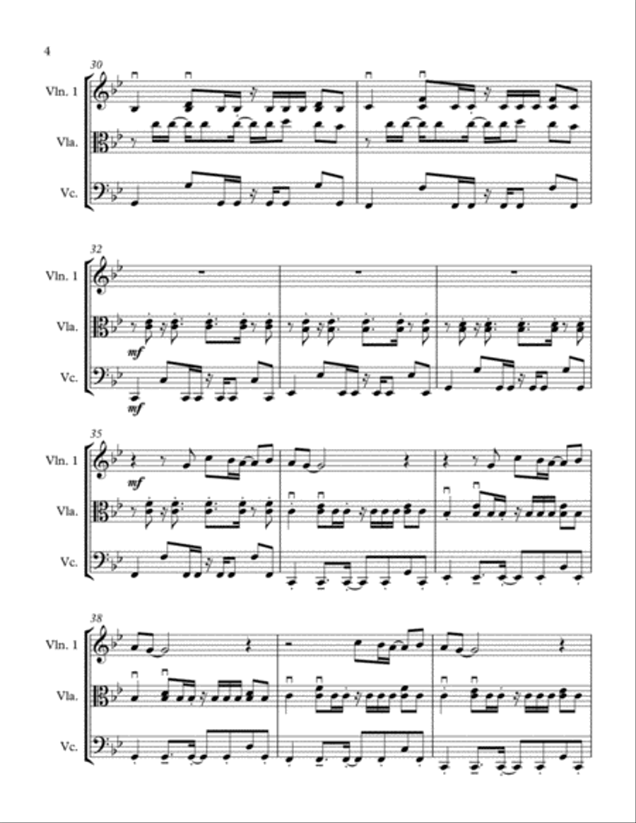 Get Lucky Get Lucky String Trio scores gallery preview page 5